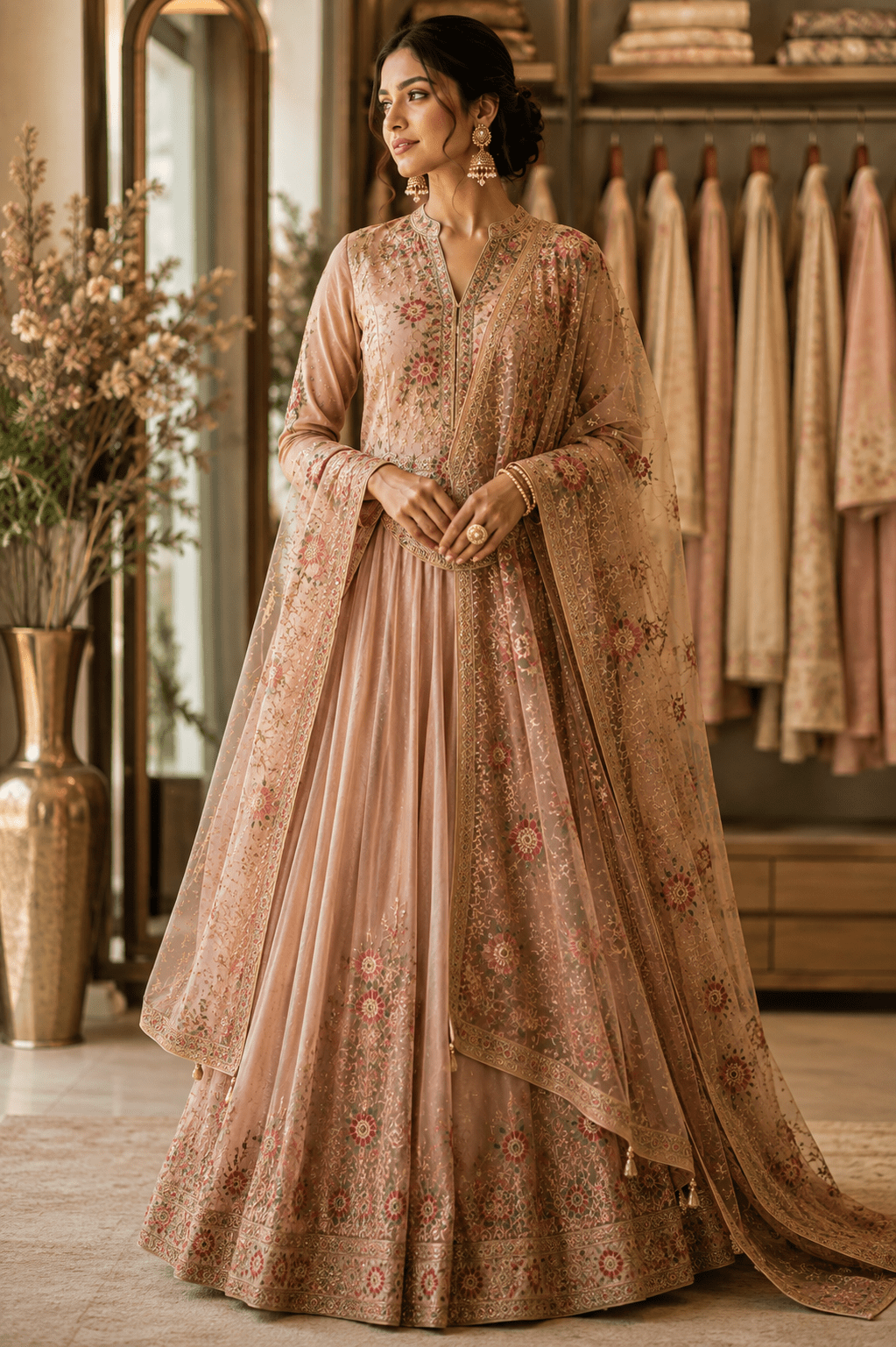 Elegant Indian ethnic fashion at Madhavi Fashion